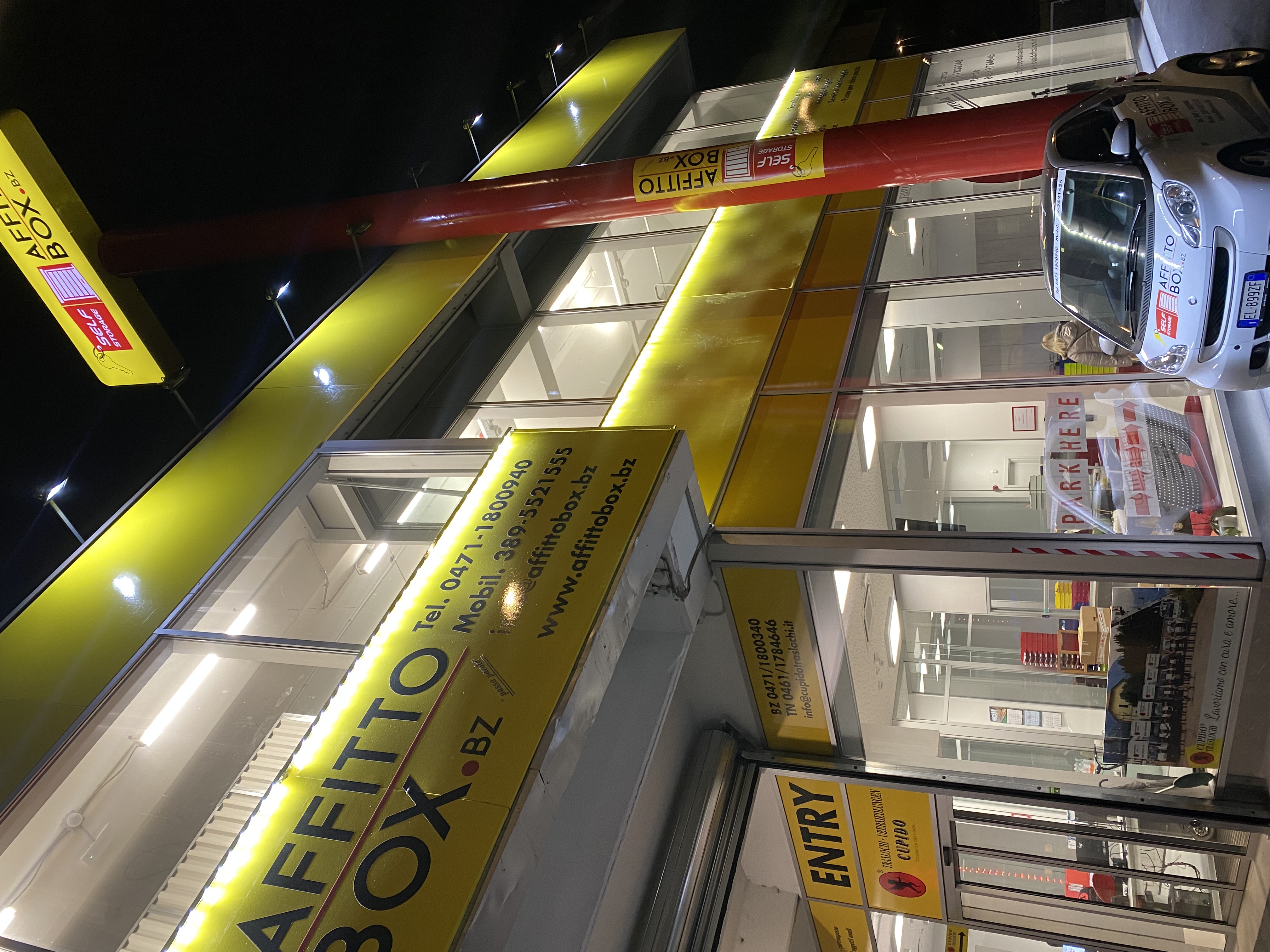 Struttura self storage realizzata a Bolzano